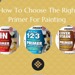 choosing the right primer for painting