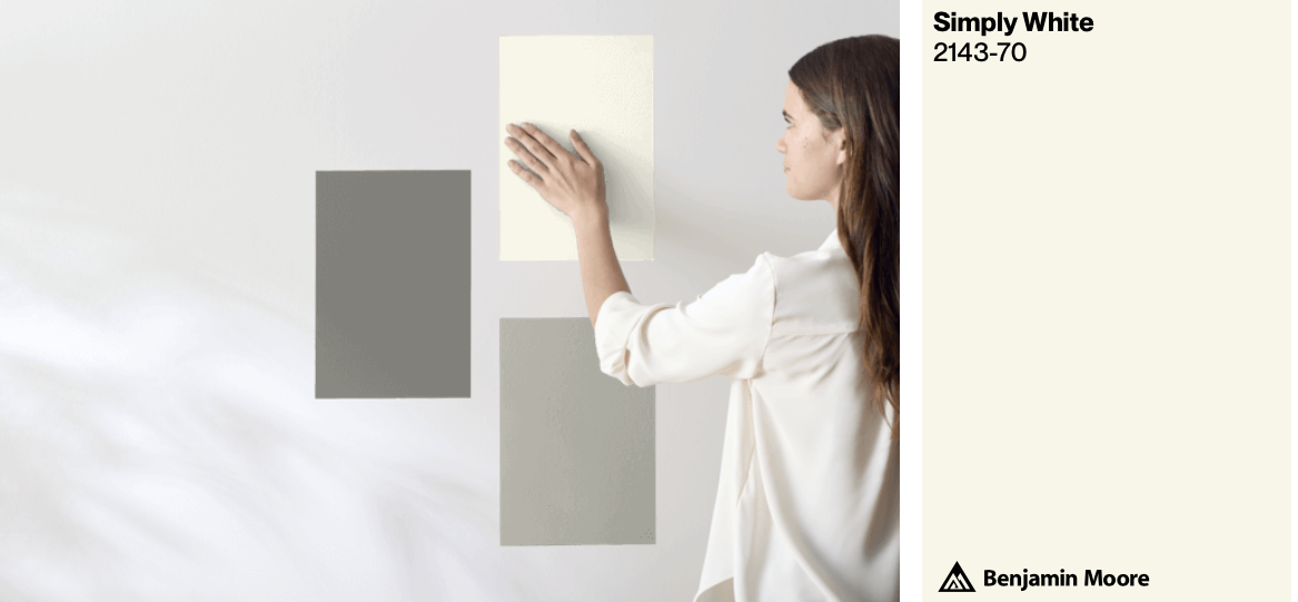 Benjamin Moore Paint Sample - Simply White