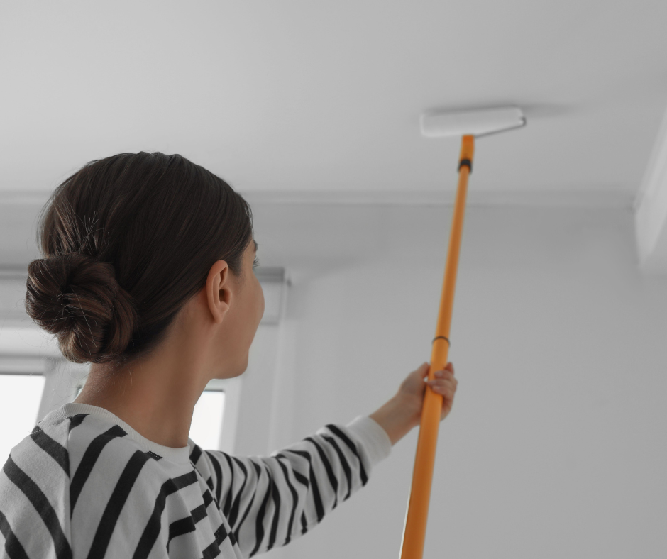 Painting a popcorn ceiling