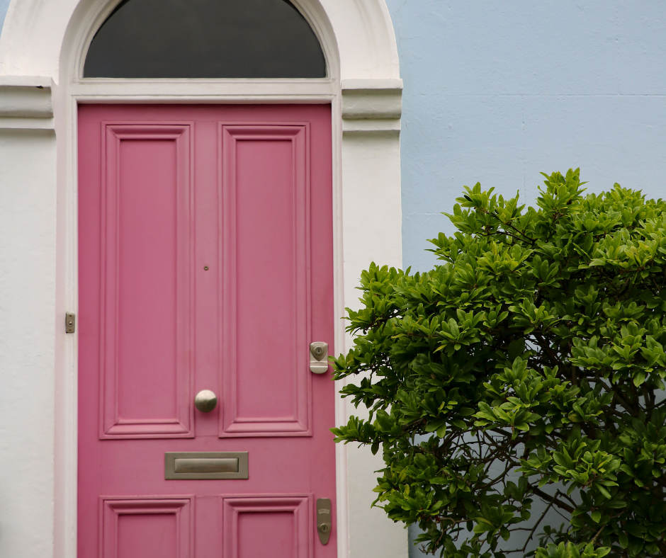 Picture of Pink Front Door